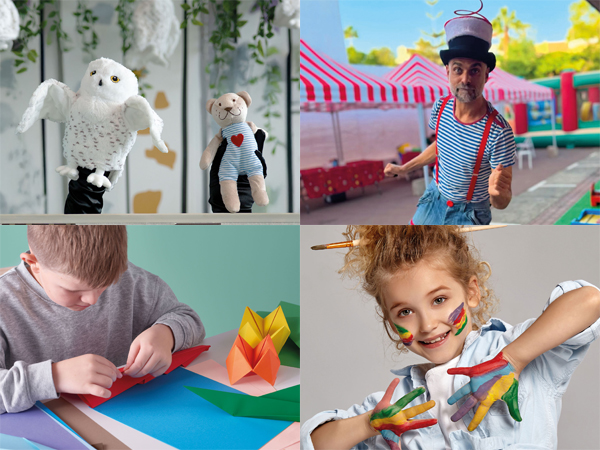 collage de actividades infantiles