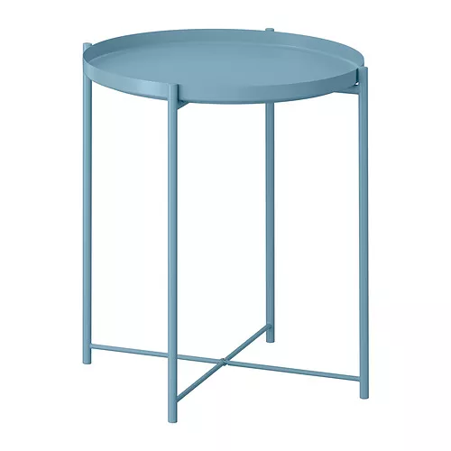 IKEA Gran Canaria - GLADOM tray table, light blue