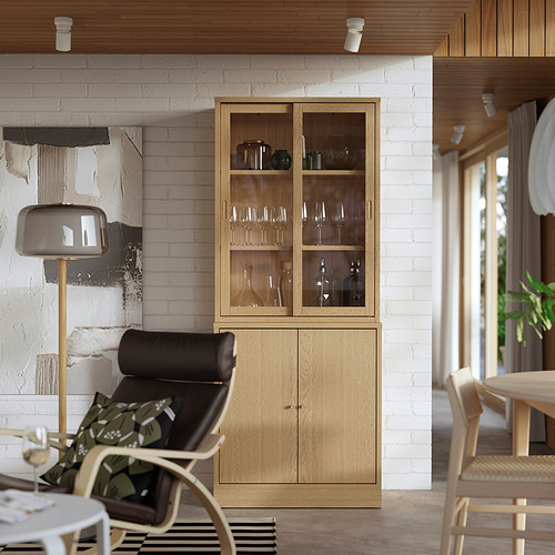 TONSTAD, storage with sliding glass doors 2 of 5 open dialog