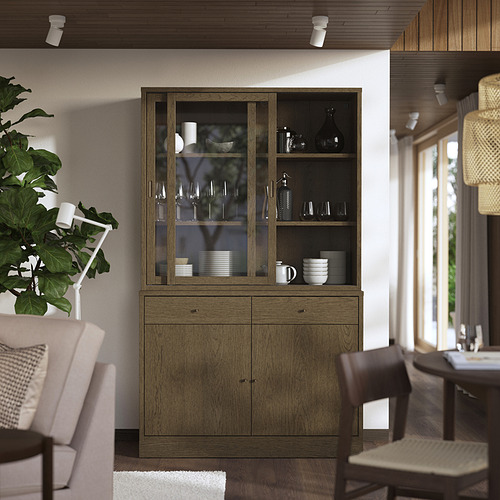 TONSTAD, storage with sliding glass doors. 2 of 6 open dialog