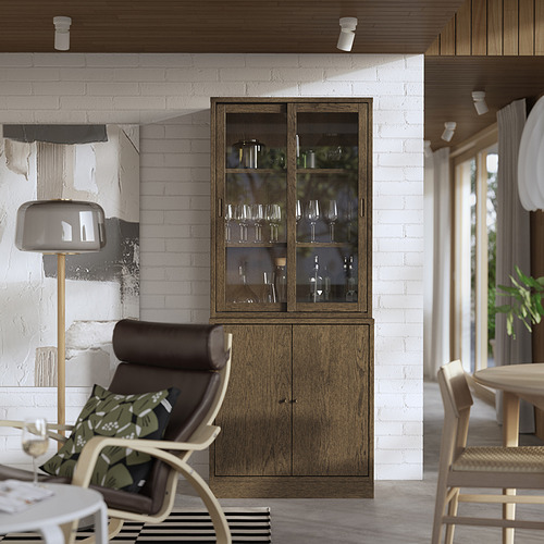 TONSTAD, storage with sliding glass doors. 2 of 5 open dialog