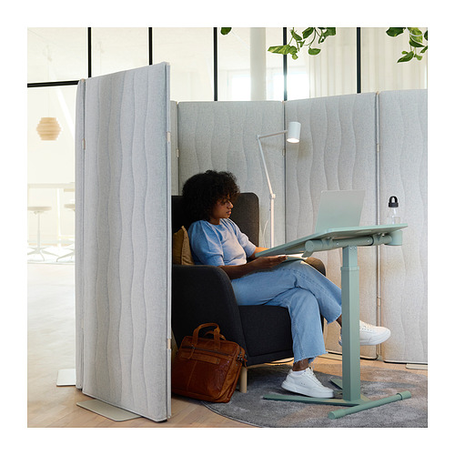 MITTZON, acoustic screen, floor standing 4 of 12 open dialog