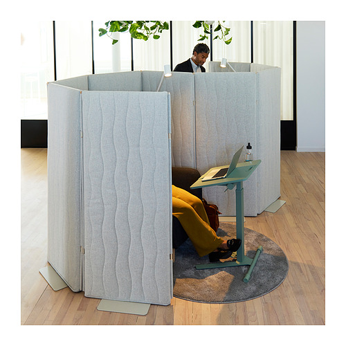 MITTZON, acoustic screen, floor standing 5 of 12 open dialog
