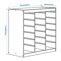 Measurement Illustration - TROFAST frame