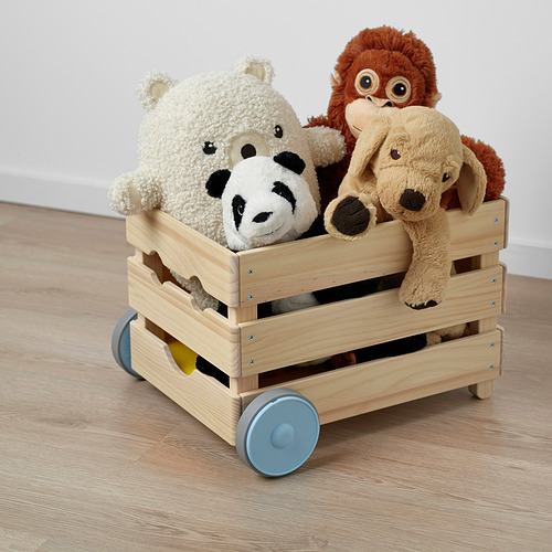 FLISAT, caja de juguete con ruedas. 2 de 6 open dialog