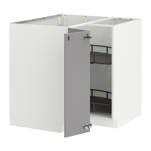 METOD, corner base cabinet with carousel 1 of 2 open dialog
