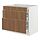 Select colour variation: white/Tistorp brown walnut effect