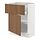 Select colour variation: white/Tistorp brown walnut effect