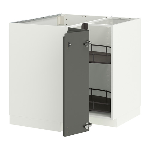 METOD, corner base cabinet with carousel 1 of 2 open dialog