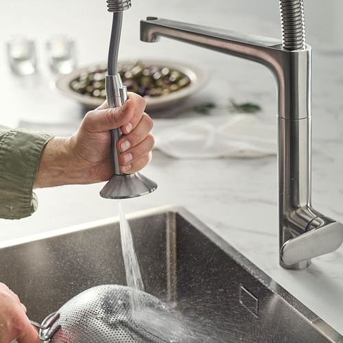 MAJSJÖN, grifo cocina fijo con rociador. 3 de 6 open dialog