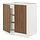 Current variation: white/Tistorp brown walnut effect