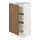 Select colour variation: white/Tistorp brown walnut effect