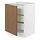 Select colour variation: white/Tistorp brown walnut effect