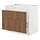 Current variation: white/Tistorp brown walnut effect