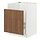 Current variation: white/Tistorp brown walnut effect