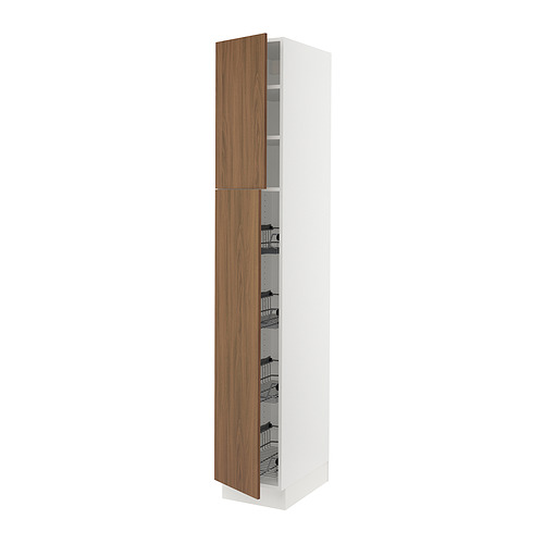 SEKTION, high cabinet w door/wire baskets 1 of 2 open dialog