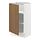 Select colour variation: white/Tistorp brown walnut effect