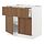 Select colour variation: white/Tistorp brown walnut effect