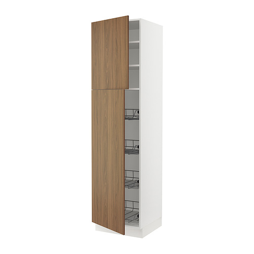 SEKTION, high cabinet w door/wire baskets 1 of 2 open dialog