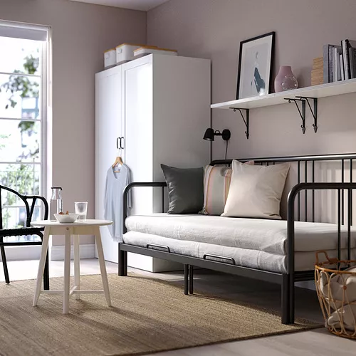 引取希望 FYRESDAL IKEA デイベッドフレーム　② IKEA El Hierro - FYRESDAL daybed, black, 80x200 cm