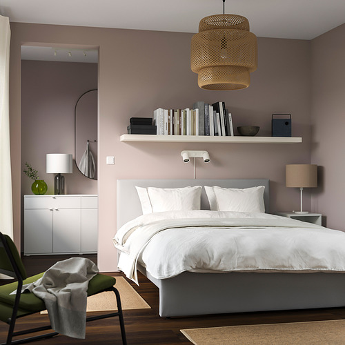 GLADSTAD, upholstered bed frame 2 of 9 open dialog