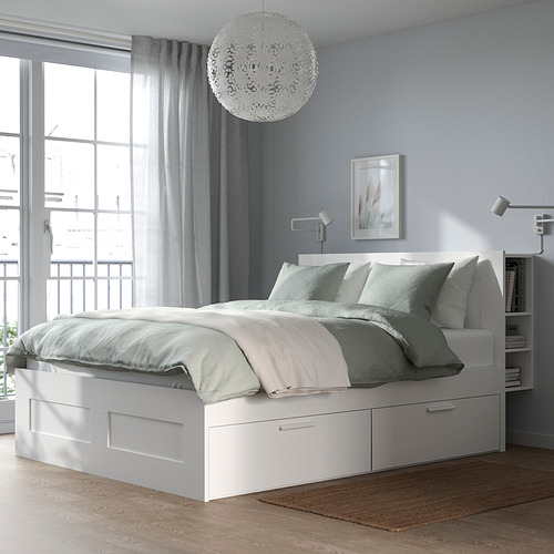 BRIMNES, estructura cama con almacenamiento 2 de 9 open dialog