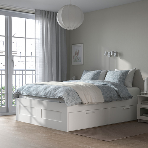 BRIMNES, bed frame with storage 2 of 8 open dialog