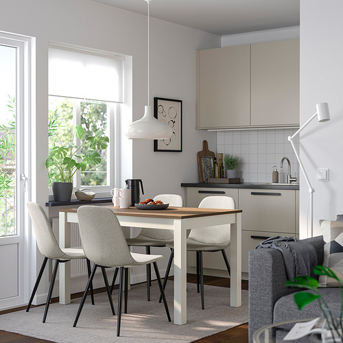 ÅLHULT / NORDMANSSKÄR, table and 4 chairs. 2 of 7 open dialog