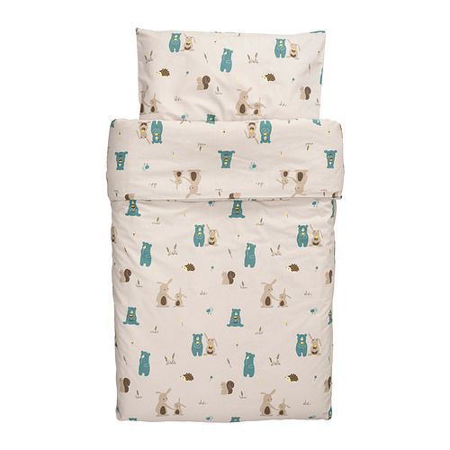 LEN, duvet cover 1 pillowcase f crib. 3 of 5 open dialog