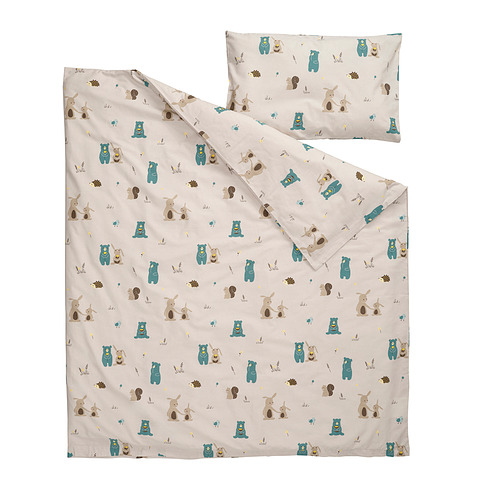 LEN, duvet cover 1 pillowcase f crib. 2 of 5 open dialog