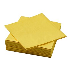 FANTASTISK, servilleta de papel, Amarillo
