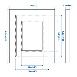 Measurement Illustration - EDSBRUK frame