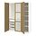 Select colour variation: TONSTAD oak veneer / glass