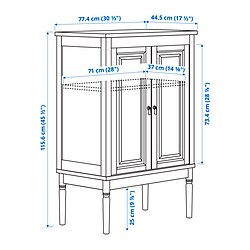 Measurement Illustration - FÄRJKARL cabinet