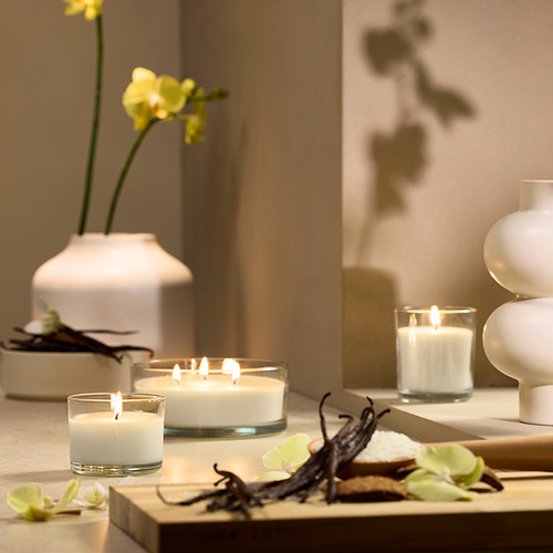 LOTSFÅGEL, vela aromática en vaso. 3 de 8 open dialog