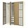 Select colour variation: TONSTAD oak veneer / glass