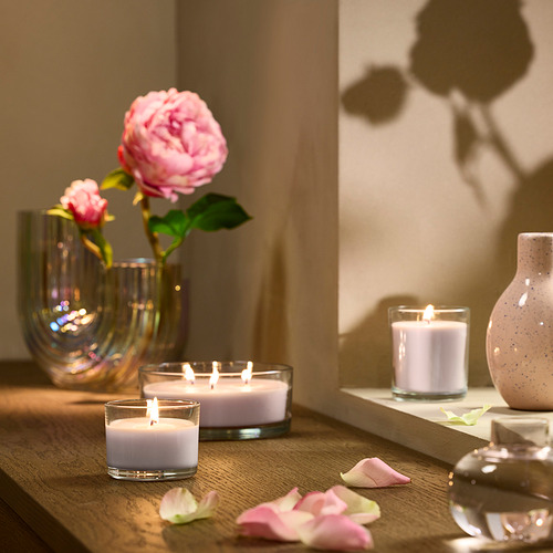 LOTSFÅGEL, scented candle in glass. 3 of 8 open dialog