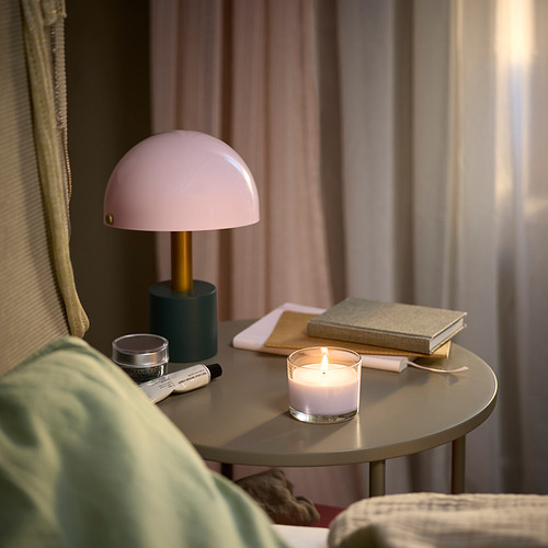 LOTSFÅGEL, scented candle in glass. 2 of 8 open dialog