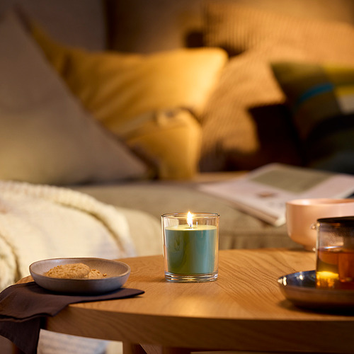 LOTSFÅGEL, scented candle in glass. 2 of 8 open dialog