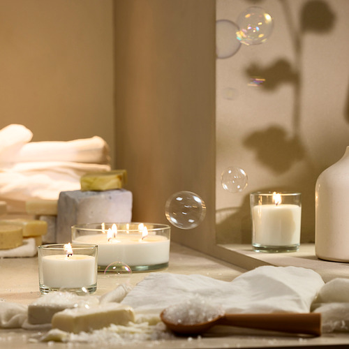 LOTSFÅGEL, scented candle in glass. 3 of 8 open dialog