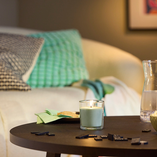 LOTSFÅGEL, scented candle in glass. 2 of 8 open dialog