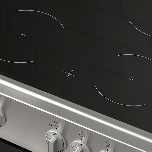 ÖRMINGE, range with glass ceramic cooktop. 2 of 3 open dialog