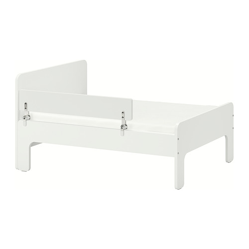 SLÄKT / NATTAPA, ext bed frm w guard rl+slat bd base 1 of 4 open dialog