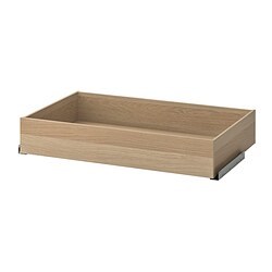 KOMPLEMENT, drawer, White stained oak effect