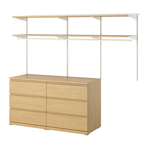 BOAXEL / STORKLINTA, bedroom furniture, set of 2 1 of 1 open dialog
