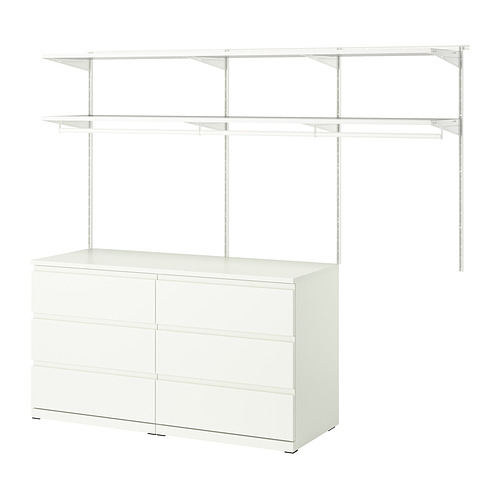 BOAXEL / STORKLINTA, bedroom furniture, set of 2 1 of 1 open dialog