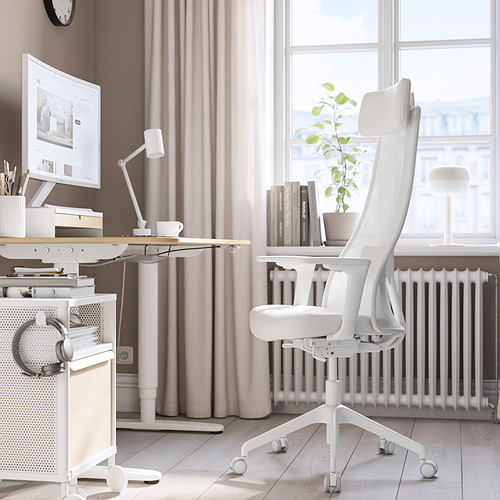 JÄRVFJÄLLET, office chair with armrests 16 of 16 open dialog