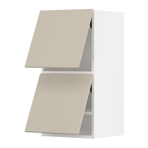 El sistema de cocina METOD con frentes havstorp beige, con un diseño suave y limpio.