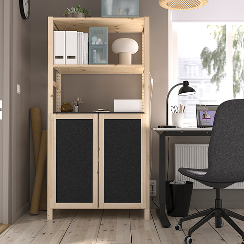 IVAR, shelf unit with doors 2 of 6 open dialog
