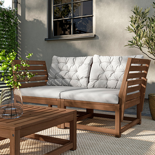 NÄMMARÖ, 2-seat modular sofa, outdoor 2 of 2 open dialog